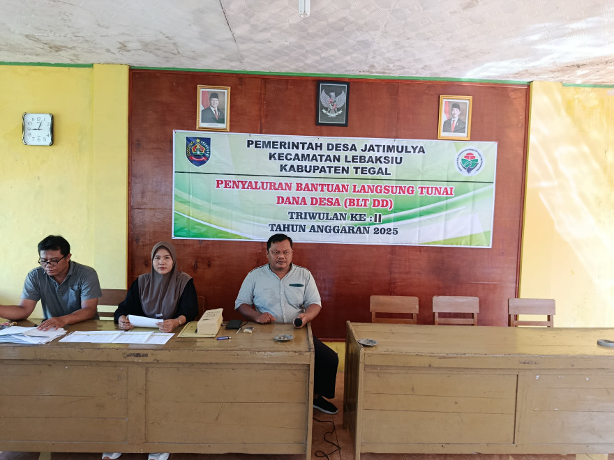 Penyaluran BLT DD Triwulan II Tahun 2025 Desa Jatimulya Kecamatan Lebaksiu
