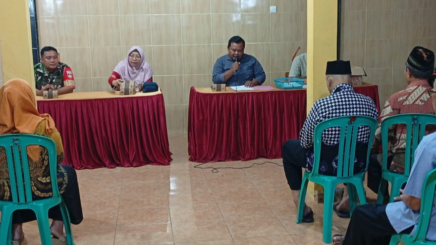 PANITIA PENGISIAN BPD TELAH MENGADAKAN MUSDES PENETAPAN CALON DAN UNDIAN NOMOR URUT CALON ANGGOTA BPD PERIODE 2026 - 2034